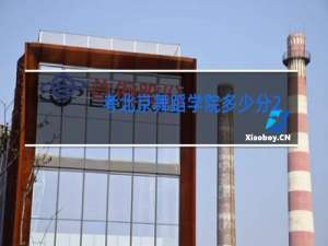 考北京舞蹈学院多少分2020