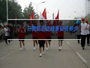 开舞蹈培训班要投资多少钱