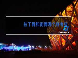 拉丁舞和街舞哪个好考级