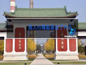 丽人行舞蹈表达了什么