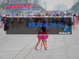 练跳舞的地方叫什么