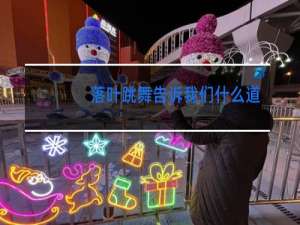 落叶跳舞告诉我们什么道理