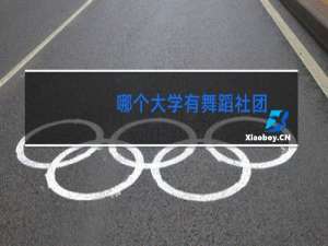 哪个大学有舞蹈社团