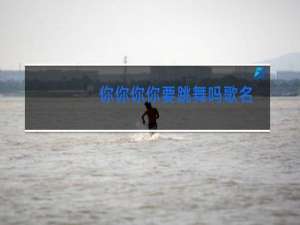 你你你你要跳舞吗歌名