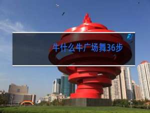 牛什么牛广场舞36步