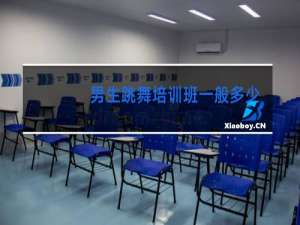 男生跳舞培训班一般多少钱