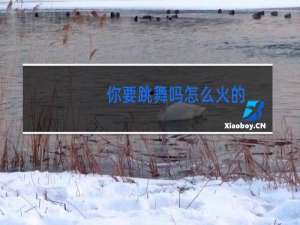 你要跳舞吗怎么火的