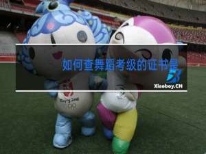 如何查舞蹈考级的证书是不是真的