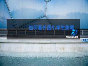 如何看外国小学生跳舞