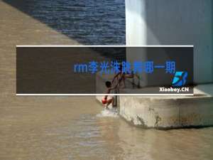 rm李光洙跳舞哪一期