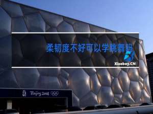 柔韧度不好可以学跳舞吗