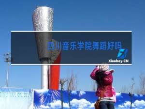 四川音乐学院舞蹈好吗