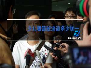 少儿舞蹈班培训多少钱一月