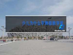 少儿为什么学舞蹈教学视频大全