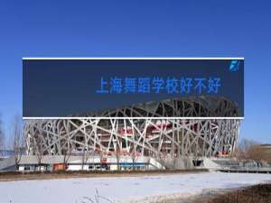 上海舞蹈学校好不好