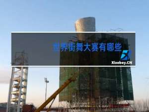 世界街舞大赛有哪些