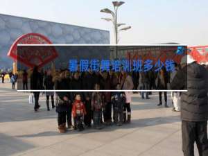 暑假街舞培训班多少钱