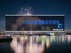 四级民族舞舞蹈有哪些