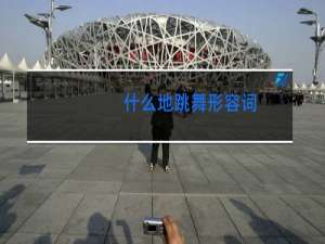 什么地跳舞形容词
