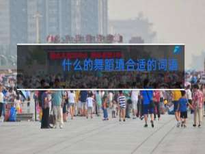 什么的舞蹈填合适的词语