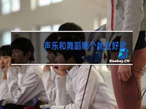 声乐和舞蹈哪个就业好武汉那家音乐培训学校好