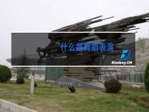 什么是舞蹈表演