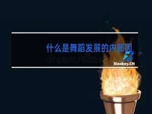 什么是舞蹈发展的内部因素