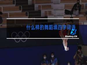 什么样的舞蹈填四字词语