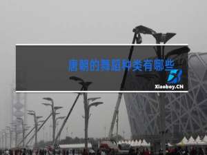 唐朝的舞蹈种类有哪些