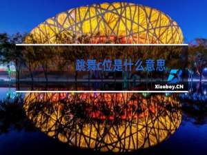 跳舞c位是什么意思