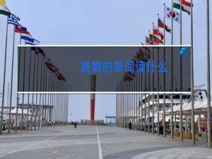 跳舞的单词读什么