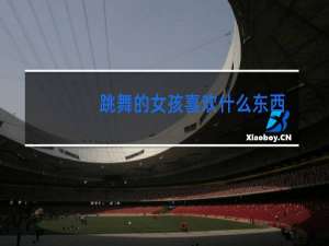 跳舞的女孩喜欢什么东西