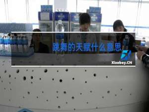 跳舞的天赋什么意思