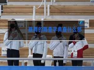 跳舞的舞查字典查什么部首