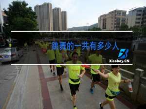 跳舞的一共有多少人