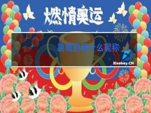 跳舞的用什么昵称