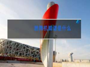 跳舞机脚谱是什么