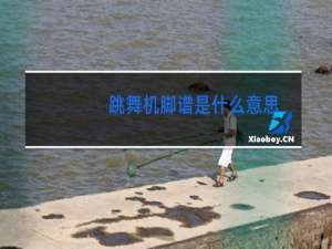 跳舞机脚谱是什么意思