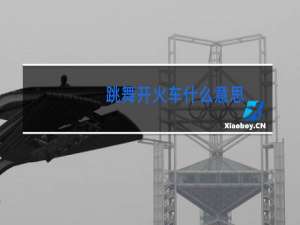 跳舞开火车什么意思