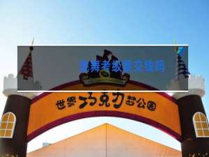 跳舞考级要交钱吗