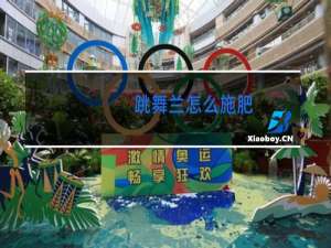 跳舞兰怎么施肥