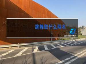 跳舞取什么网名