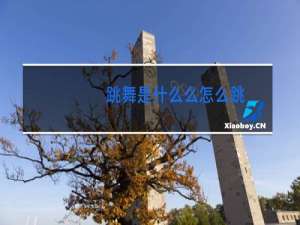 跳舞是什么么怎么跳