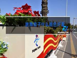 跳舞扇子什么颜色好看