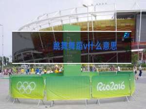 跳舞舞蹈v什么意思