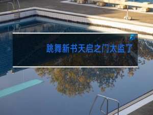 跳舞新书天启之门太监了吗