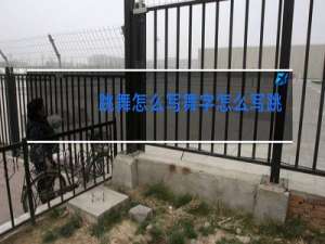 跳舞怎么写舞字怎么写跳舞的舞字怎么写