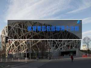 体育舞蹈包括哪两个项群