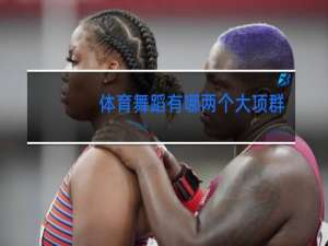 体育舞蹈有哪两个大项群