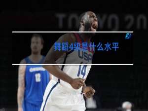 舞蹈4级是什么水平